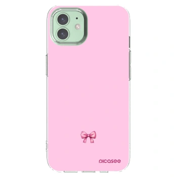 Picasee διαφανής θήκη σιλικόνης Apple iPhone 12 - Blush bow
