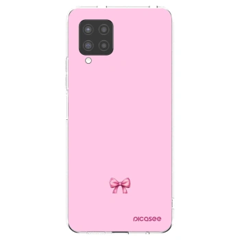Picasee διαφανής θήκη σιλικόνης Samsung Galaxy A42 A426B - Blush bow
