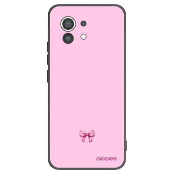 Picasee Μαύρη θήκη σιλικόνης για Xiaomi Mi 11 - Blush bow