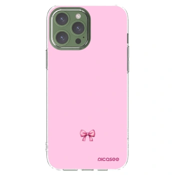 Picasee διαφανής θήκη σιλικόνης Apple iPhone 13 Pro Max - Blush bow
