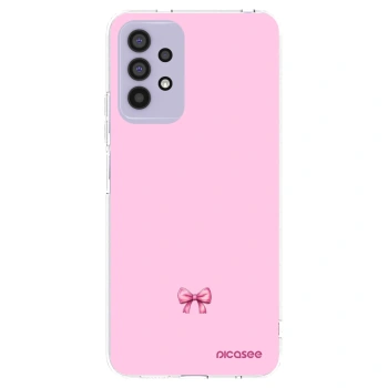 Picasee διαφανής θήκη σιλικόνης Samsung Galaxy A32 4G SM-A325F - Blush bow