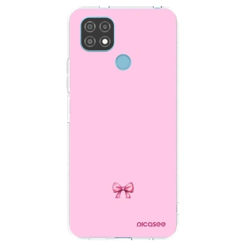 Picasee διαφανής θήκη σιλικόνης Realme C21 - Blush bow