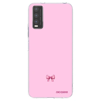Picasee διαφανής θήκη σιλικόνης Vivo Y20s - Blush bow