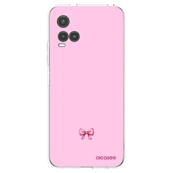 Picasee διαφανής θήκη σιλικόνης Vivo Y33s - Blush bow
