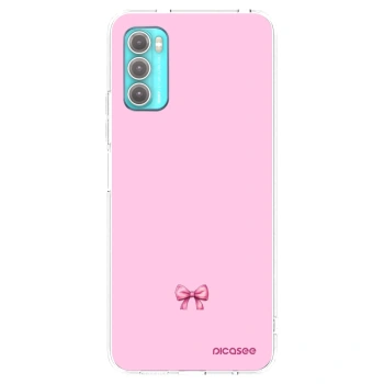 Picasee διαφανής θήκη σιλικόνης Motorola Moto G60 - Blush bow