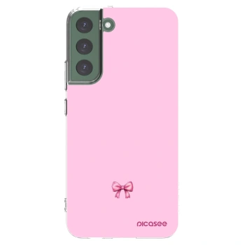 Picasee διαφανής θήκη σιλικόνης Samsung Galaxy S22+ 5G - Blush bow