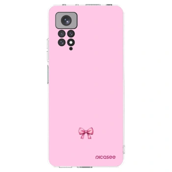 Picasee διαφανής θήκη σιλικόνης Xiaomi Redmi Note 11 - Blush bow