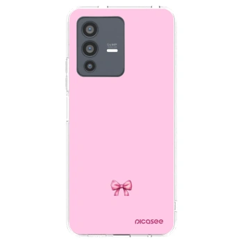 Picasee διαφανής θήκη σιλικόνης Vivo V23 5G - Blush bow