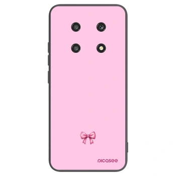 Picasee Μαύρη θήκη σιλικόνης για Honor Magic4 Lite 5G - Blush bow