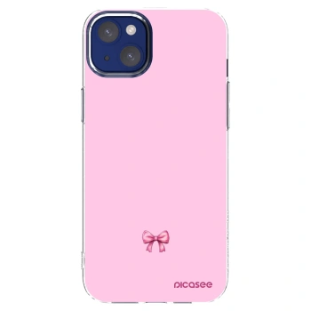 Picasee διαφανής θήκη σιλικόνης Apple iPhone 14 Plus - Blush bow