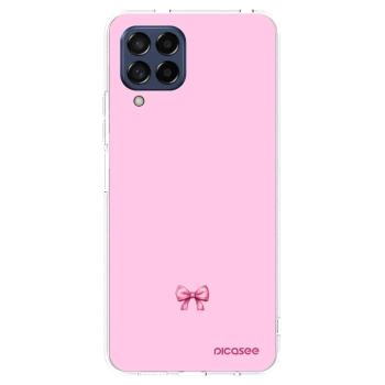 Picasee διαφανής θήκη σιλικόνης Samsung Galaxy M53 5G - Blush bow