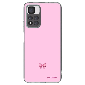 Picasee διαφανής θήκη σιλικόνης Xiaomi Redmi Note 11 Pro+ 5G - Blush bow