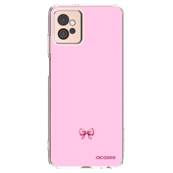 Picasee διαφανής θήκη σιλικόνης Motorola Moto G32 - Blush bow