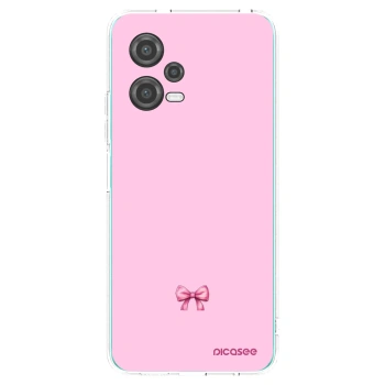 Picasee διαφανής θήκη σιλικόνης Xiaomi Poco X5 - Blush bow