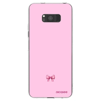 Picasee διαφανής θήκη σιλικόνης Samsung Galaxy S8 G950F - Blush bow