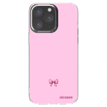 Picasee διαφανής θήκη σιλικόνης Apple iPhone 15 Pro Max - Blush bow