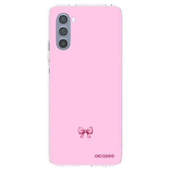 Picasee διαφανής θήκη σιλικόνης Motorola Moto G62 - Blush bow