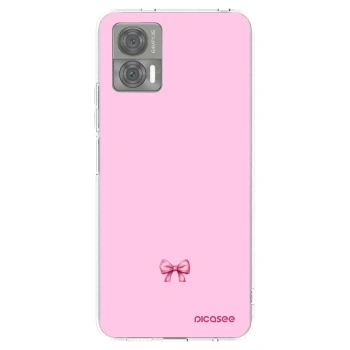 Picasee διαφανής θήκη σιλικόνης Motorola Edge 30 Neo - Blush bow