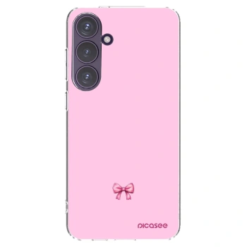 Picasee διαφανής θήκη σιλικόνης Samsung Galaxy S24+ S926B 5G - Blush bow