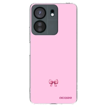 Picasee διαφανής θήκη σιλικόνης Xiaomi Redmi 13C 4G - Blush bow