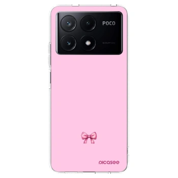 Picasee διαφανής θήκη σιλικόνης Xiaomi Poco X6 Pro - Blush bow