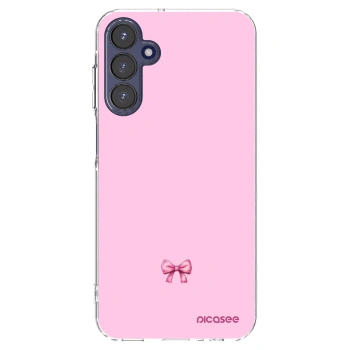Picasee διαφανής θήκη σιλικόνης Samsung Galaxy A15 A155F 4G - Blush bow