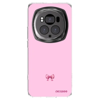 Picasee διαφανής θήκη σιλικόνης Honor Magic6 Pro - Blush bow