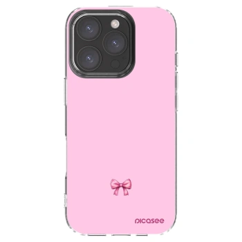 Picasee διαφανής θήκη σιλικόνης Apple iPhone 16 Pro - Blush bow