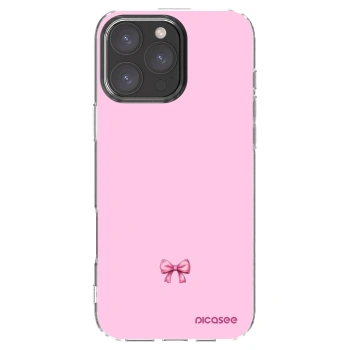 Picasee διαφανής θήκη σιλικόνης Apple iPhone 16 Pro Max - Blush bow