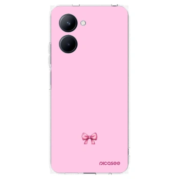 Picasee διαφανής θήκη σιλικόνης Realme C33 (2023) - Blush bow