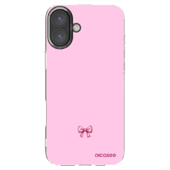 Picasee διαφανής θήκη σιλικόνης Apple iPhone 16 Plus - Blush bow