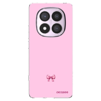 Picasee διαφανής θήκη σιλικόνης Xiaomi Redmi Note 14 Pro 5G - Blush bow
