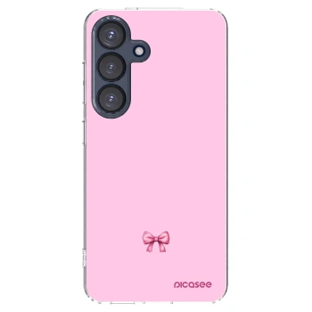 Picasee διαφανής θήκη σιλικόνης Samsung Galaxy S25 5G - Blush bow