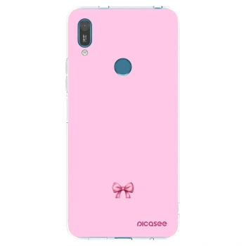 Picasee διαφανής θήκη σιλικόνης Huawei Y7 2019 - Blush bow