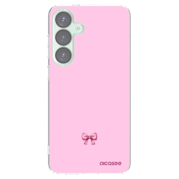 Picasee διαφανής θήκη σιλικόνης Samsung Galaxy S25+ 5G - Blush bow