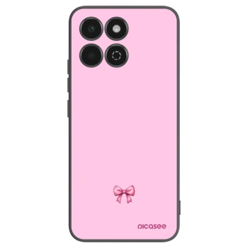 Picasee Μαύρη θήκη σιλικόνης για Honor 200 Smart 5G - Blush bow