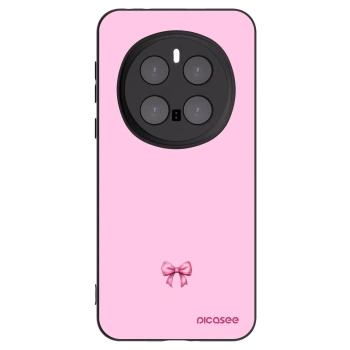 Picasee Μαύρη θήκη σιλικόνης για Honor Magic7 Pro 5G - Blush bow