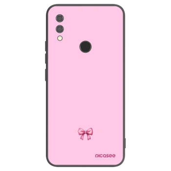 Picasee Μαύρη θήκη σιλικόνης για Xiaomi Redmi Note 7 - Blush bow