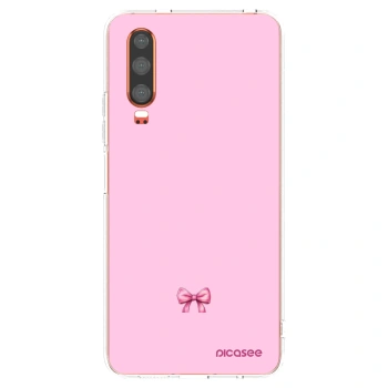 Picasee διαφανής θήκη σιλικόνης Huawei P30 - Blush bow