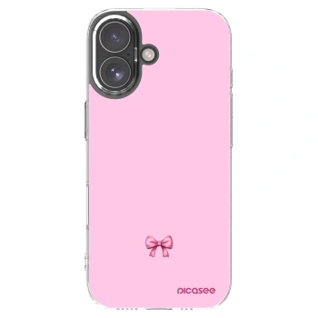 Picasee διαφανής θήκη σιλικόνης Apple iPhone 17 - Blush bow