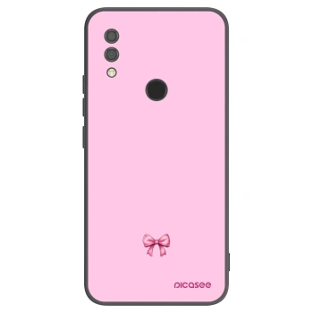 Picasee Μαύρη θήκη σιλικόνης για Xiaomi Redmi 7 - Blush bow