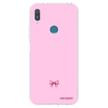 Picasee διαφανής θήκη σιλικόνης Huawei Y6 2019 - Blush bow