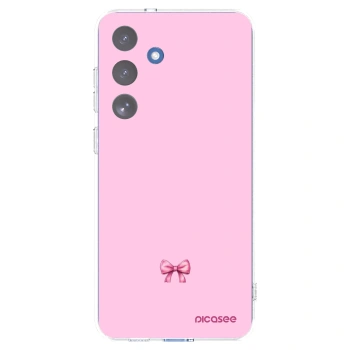 Picasee διαφανής θήκη σιλικόνης Samsung Galaxy S25 FE 5G - Blush bow