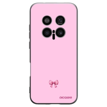 Picasee Μαύρη θήκη σιλικόνης για Honor Magic8 Pro 5G - Blush bow