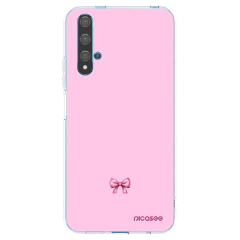 Picasee διαφανής θήκη σιλικόνης Huawei Nova 5T - Blush bow