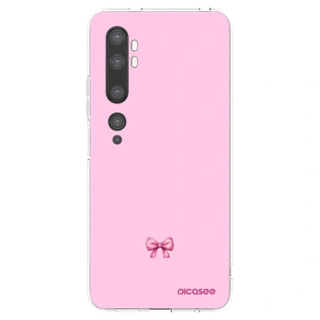 Picasee διαφανής θήκη σιλικόνης Xiaomi Mi Note 10 (Pro) - Blush bow