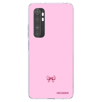 Picasee διαφανής θήκη σιλικόνης Xiaomi Mi Note 10 Lite - Blush bow