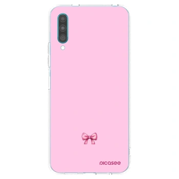 Picasee διαφανής θήκη σιλικόνης Samsung Galaxy A30s A307F - Blush bow