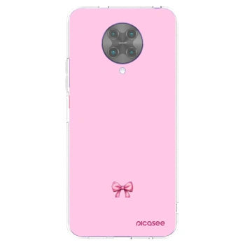 Picasee διαφανής θήκη σιλικόνης Xiaomi Poco F2 Pro - Blush bow