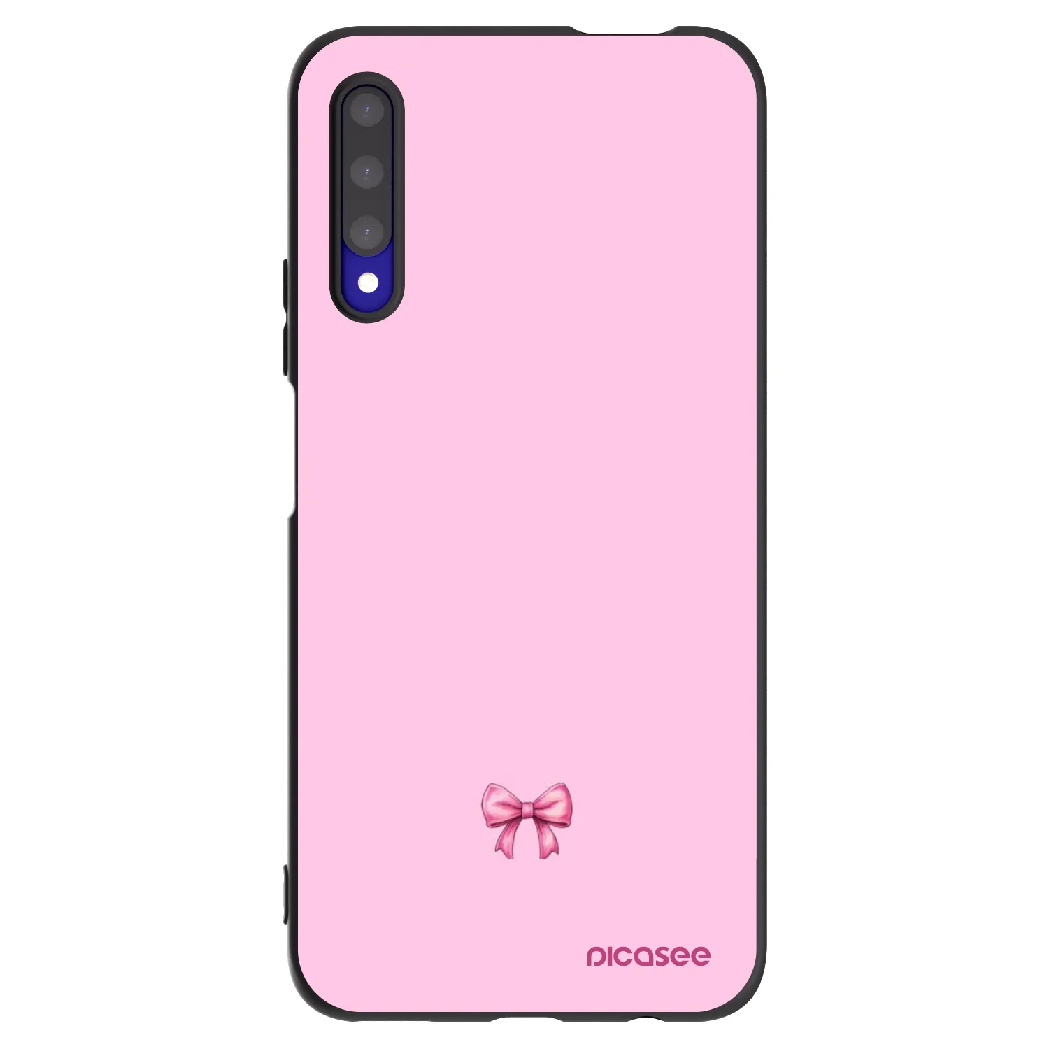 Picasee Μαύρη θήκη σιλικόνης για Honor 9X Pro - Blush bow
